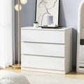 Oikiture 3-Drawer Chest of Drawers - White