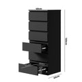Oikiture Chest of Drawers - 6-Drawers