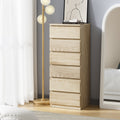 Oikiture 6-Drawer Chest of Drawers - Natural