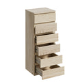 Oikiture Chest of Drawers - 6-Drawers