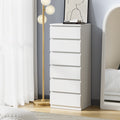 Oikiture 6-Drawer Chest of Drawers - White