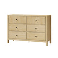 Oikiture Chest of Drawers - 6-Drawers