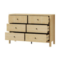 Oikiture Chest of Drawers - 6-Drawers