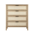 Oikiture Rattan Chest of Drawers - Natural
