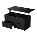 Oikiture Computer Desk - 2-Drawer Lift
