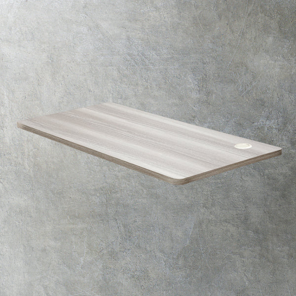 Oikiture Electric Standing Desk Tabletop Adjustable Desk Board Grey Oak