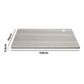 Oikiture Electric Standing Desk Tabletop Adjustable Desk Board Grey Oak - product image 4