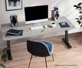 Oikiture Electric Standing Desk Tabletop Adjustable Desk Board Grey Oak - product image 8