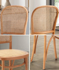 Oikiture Rattan Dining Chair