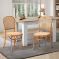 Oikiture Rattan Dining Chair - Natural