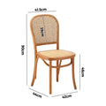 Oikiture Rattan Dining Chair - Natural