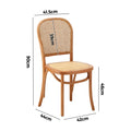 Oikiture Rattan Dining Chair - Natural
