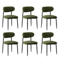 Oikiture Set of 2 Boucle Dining Chairs