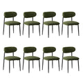 Oikiture Set of 2 Boucle Dining Chairs