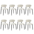 Oikiture Set of 2 Boucle Dining Chairs