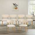 Oikiture Set of 2 Boucle Dining Chairs