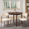 Oikiture Set of 2 Boucle Dining Chairs