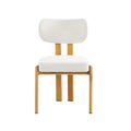 Oikiture Set of 2 Linen Dining Chairs - Set of 4