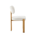Oikiture Set of 2 Linen Dining Chairs - Set of 4