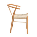 Oikiture Set of 2 Wishbone Dining Chairs - Set of 4