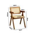 Oikiture Rattan Dining Chair - Rudi