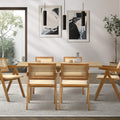 Oikiture Dining Set - 180cm Rect Walnut