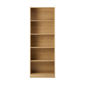 Oikiture Bookshelf - 5-Tier Bookshelf Stand