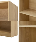 Oikiture Bookshelf - 5-Tier Bookshelf Stand