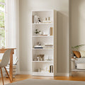 Oikiture 5-Tier Bookshelf - White