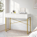 Oikiture Makeup Dressing Table - Default Title
