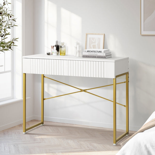 Oikiture Makeup Dressing Table