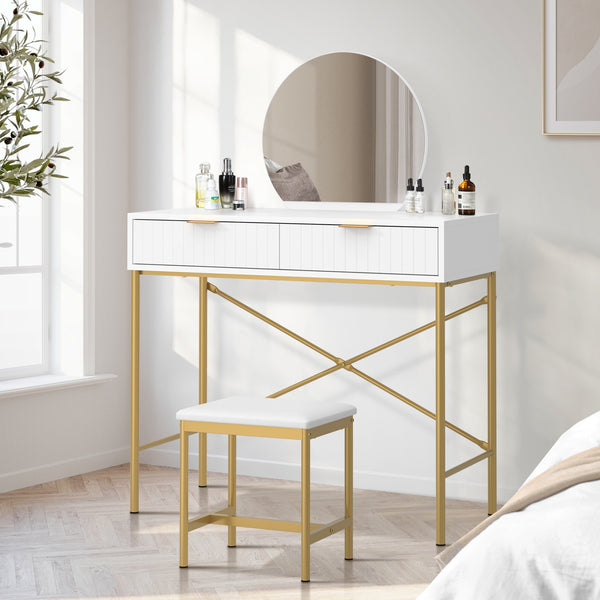 Oikiture Makeup Table with Mirror