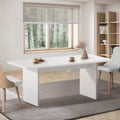 Oikiture 180cm  Rectangle Dining Table - White