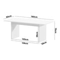 Oikiture Dining Table - 180cm Rectangular