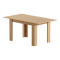 Oikiture Extendable Dining Table 160 cm - Beige