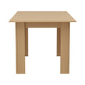 Oikiture Extendable Dining Table 160 cm - Beige