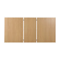 Oikiture Extendable Dining Table 160 cm - Beige