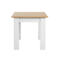 Oikiture Dining Table – White & Wood