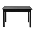 Oikiture Extendable Dining Table 160 cm - Black