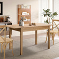 Oikiture Extendable Dining Table 160 cm - Natural