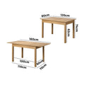 Oikiture Dining Table - 160cm Extendable