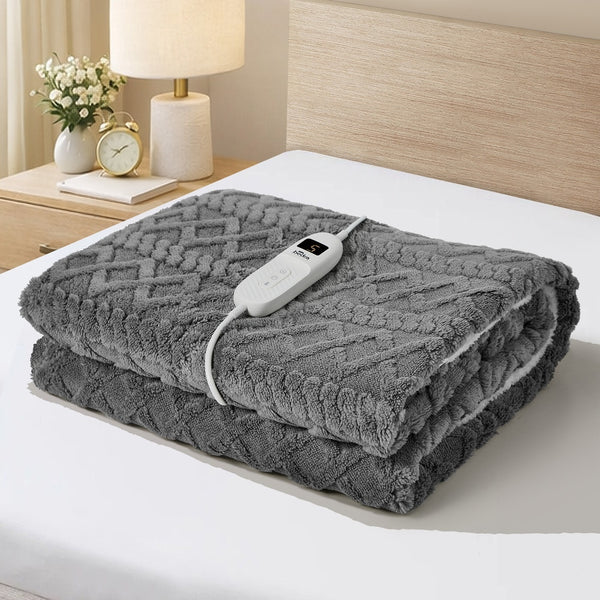 Bedra Bedding Electric Throw Rug - Sherpa Lined