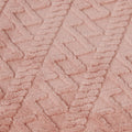 Bedra Bedding Electric Sherpa Throw Rug - Pink/White Sherpa Pattern