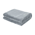 Bedra Bedding Heated Electric Throw Rug - Grey - Light Grey