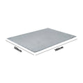 Bedra Bedding Heated Electric Throw Rug - Grey - Light Grey