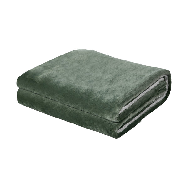 Bedra Bedding Sherpa Heated Electric Throw Rug - Trug