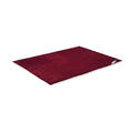 Bedra Bedding Sherpa Heated Electric Throw Rug - White - Flannel Burgundy