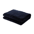 Bedra Bedding Heated Electric Throw Rug - Blue - Flannel Blue