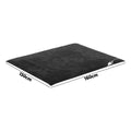 Bedra Bedding Heated Electric Throw Rug - Washable
