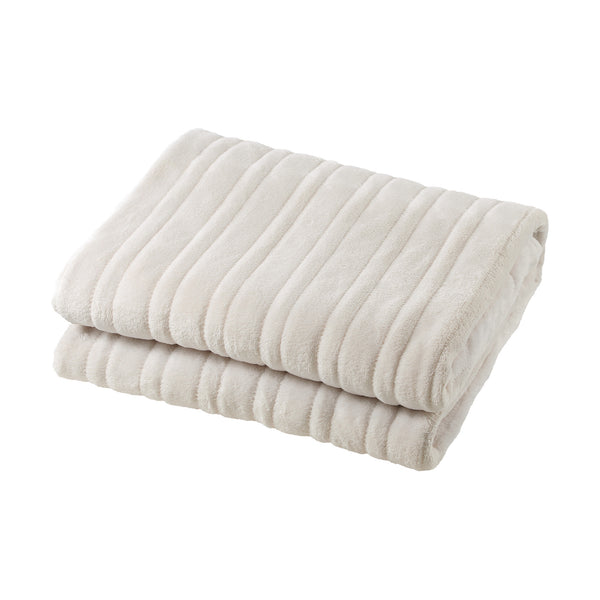 Bedra Bedding Heated Electric Throw Rug - Cream